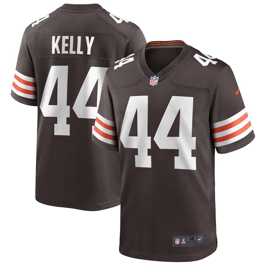 Men Cleveland Browns #44 Leroy Kelly Nike Brown Game Retired Player NFL Jersey